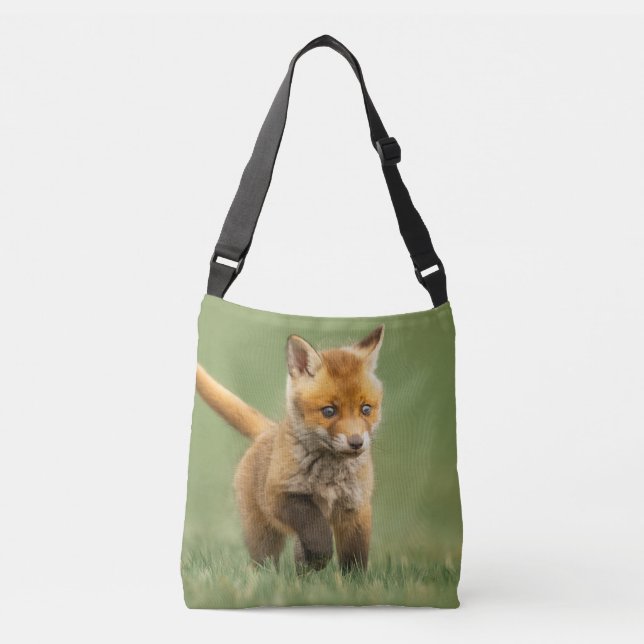 Playful Fox Crossbody Bag (Front)