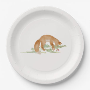 Playful Fox Party Plates