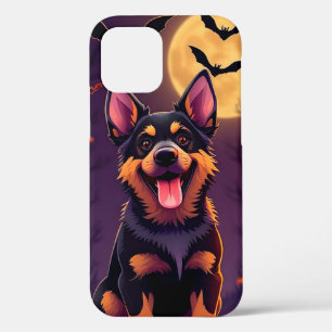 Playful Ghost Pup Style 🎃🐶 Cute Spooky Season  iPhone 12 Pro Case