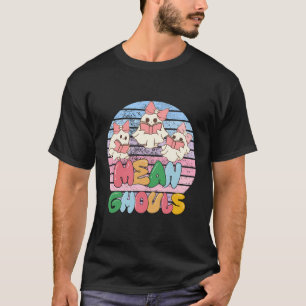 Playful Ghosts Cute Ghost Mean Ghouls Halloween T-Shirt