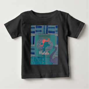 Playful Giraffe Art: An African Delight Baby T-Shirt