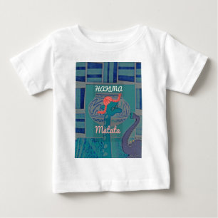 Playful Giraffe Art: An African Delight Baby T-Shirt