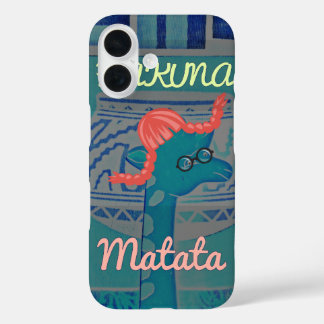 Playful Giraffe Art: An African Delight iPhone 16 Case