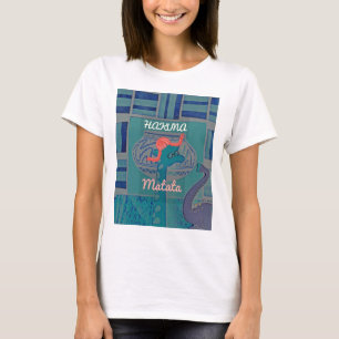 Playful Giraffe Art: An African Delight T-Shirt