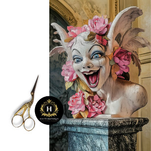 Playful Gothic Paris Gargoyle Decoupage  Tissue Paper