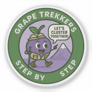 Playful Grape Hiker Trail Friendship