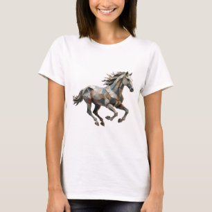 Playful Grey ABSTRACT ART Graphic Design T-Shirt