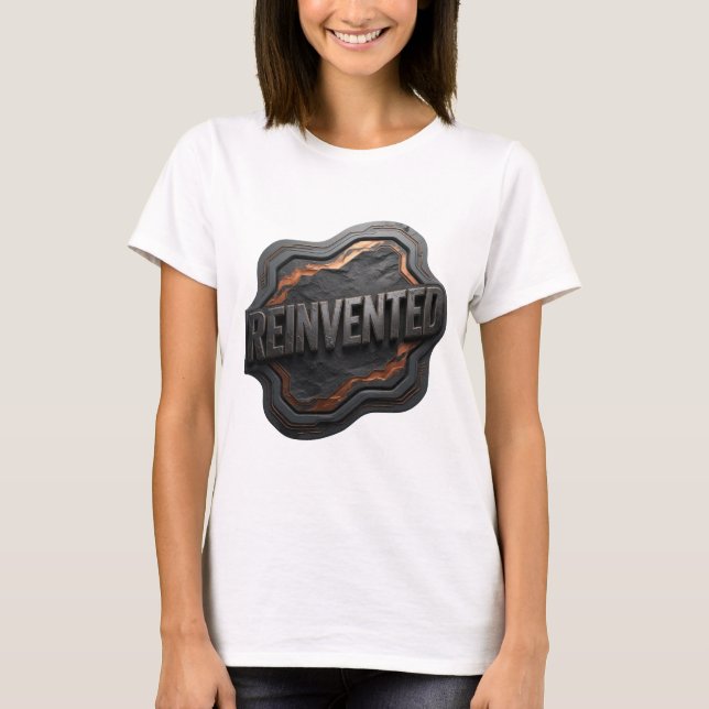 Playful Grey REINVENTED Statement Tee (Front)