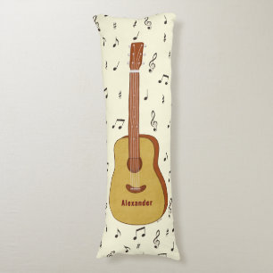Playful Guitarist Music Lover Design Body Cushion