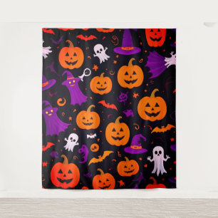 Playful Halloween  Tapestry