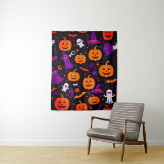 Playful Halloween  Tapestry