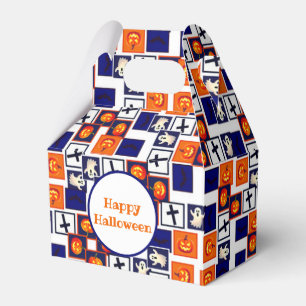 playful Halloween-themed pattern Favour Box