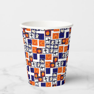 playful Halloween-themed pattern Paper Cups