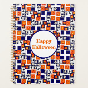 playful Halloween-themed pattern  Planner