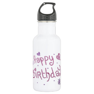 Playful Happy Birthday Text 532 Ml Water Bottle