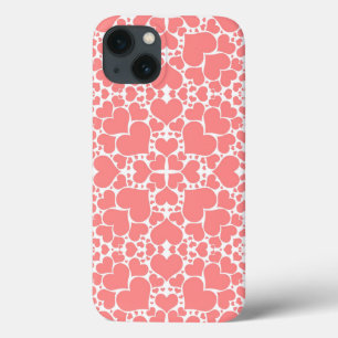 "Playful Hearts - Pink & White" iPad Air Case
