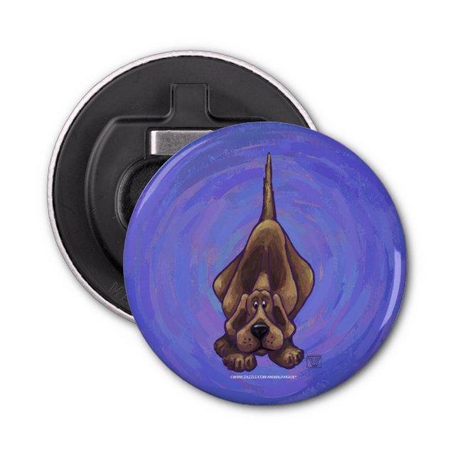 Playful Hound Dog Gifts & Accessories Bottle Opener (Front)