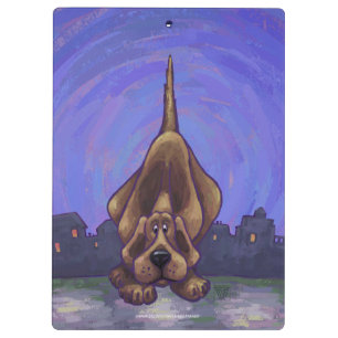 Playful Hound Dog Gifts & Accessories Clipboard