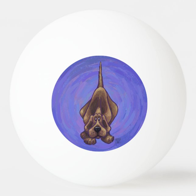 Playful Hound Dog Gifts & Accessories Ping Pong Ball (Back)