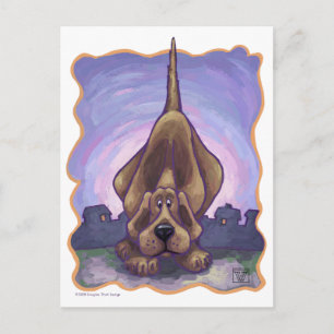 Playful Hound Dog Gifts & Accessories Postcard