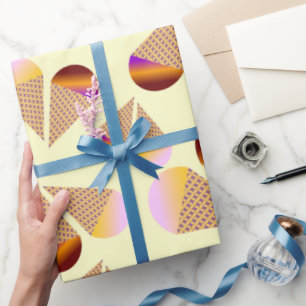 Playful Ice Cream Cone Design Wrapping Paper