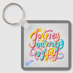 "Playful Journey Artwork" Key Ring