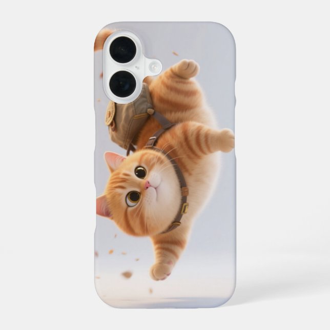 Playful Kawaii Cat Phone Case (Back)