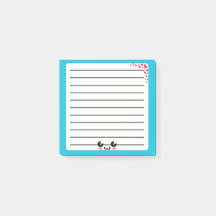 Playful Kawaii Post-It Note Design