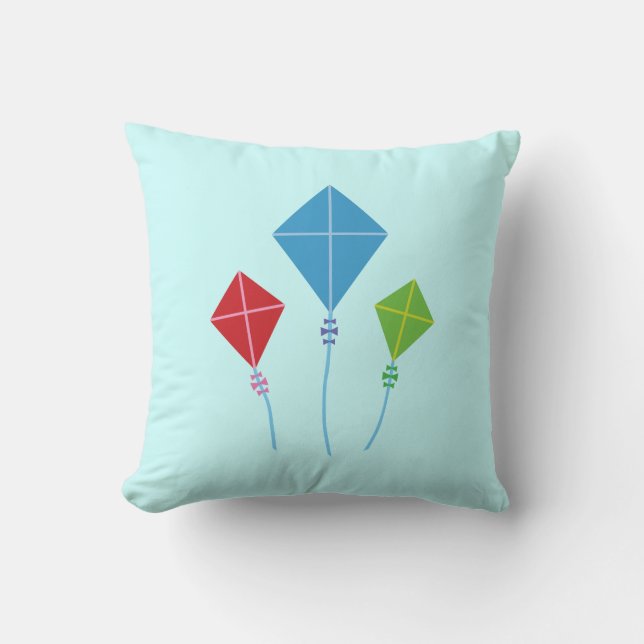 Playful Kites Cushion (Front)