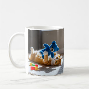 Playful Kitten Toy Coffee Mug