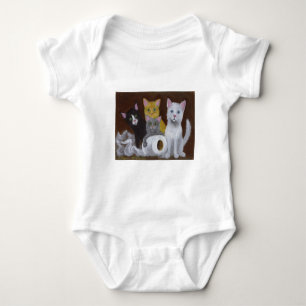 Playful Kittens Baby Bodysuit
