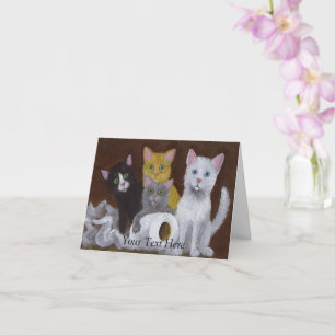 Playful Kittens Card