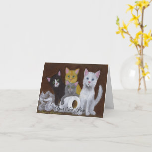 Playful Kittens Card