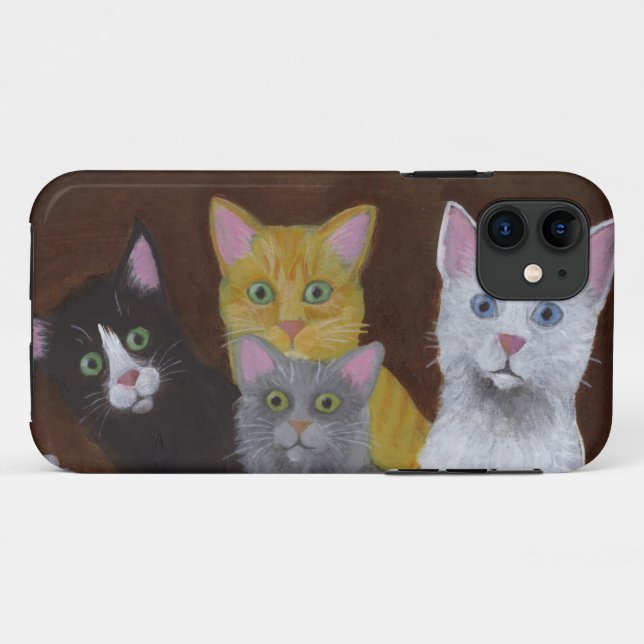 Playful Kittens Case-Mate iPhone Case (Back (Horizontal))