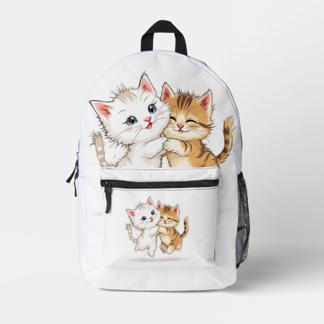 Playful Kittens Friendship Backpack (Front)