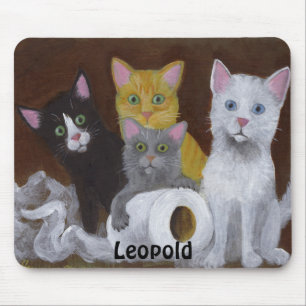 Playful Kittens Mouse Mat