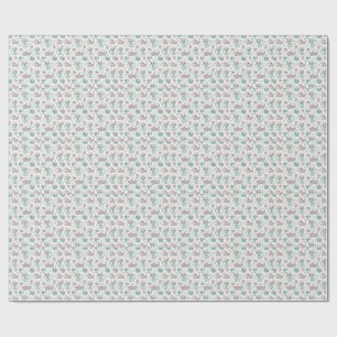 Playful Kittens & Pawprints - Cute Cat Pattern Art Wrapping Paper