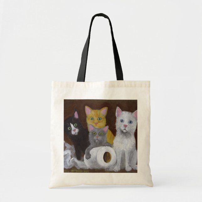 Playful Kittens Tote Bag (Front)