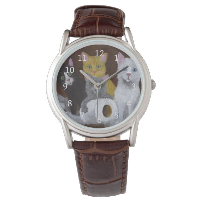 Playful Kittens Watch (Front)