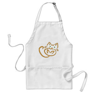 Playful Kitty Standard Apron
