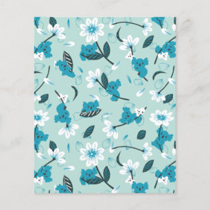 Playful Koala Pattern Cute Animal and Nature Art Flyer