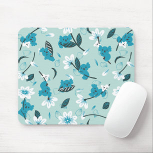 Playful Koala Pattern Cute Animal and Nature Art Mouse Mat