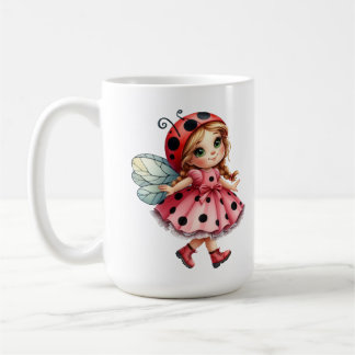Playful Ladybug Coffee Mug
