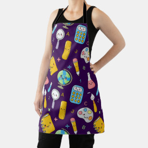 Playful Learning – Cute Education Seamless Pattern Apron