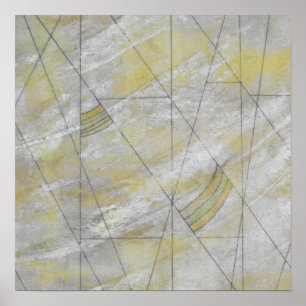 Playful Lines Watercolor Print