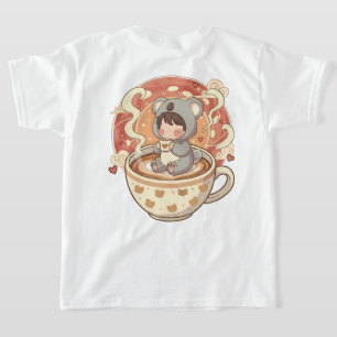 Playful Little Chibi Koala T-Shirt for Kids