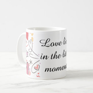 Playful Love Doodle Illustration Coffee Mug