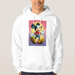 Playful Mickey: Graphic T-Shirt Hoodie