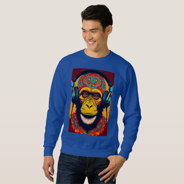 Playful Monkey Print T-Shirts Fun, Stylish,Comfort (Front Full)