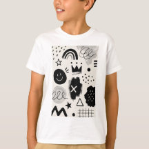 Playful Monochrome Shapes